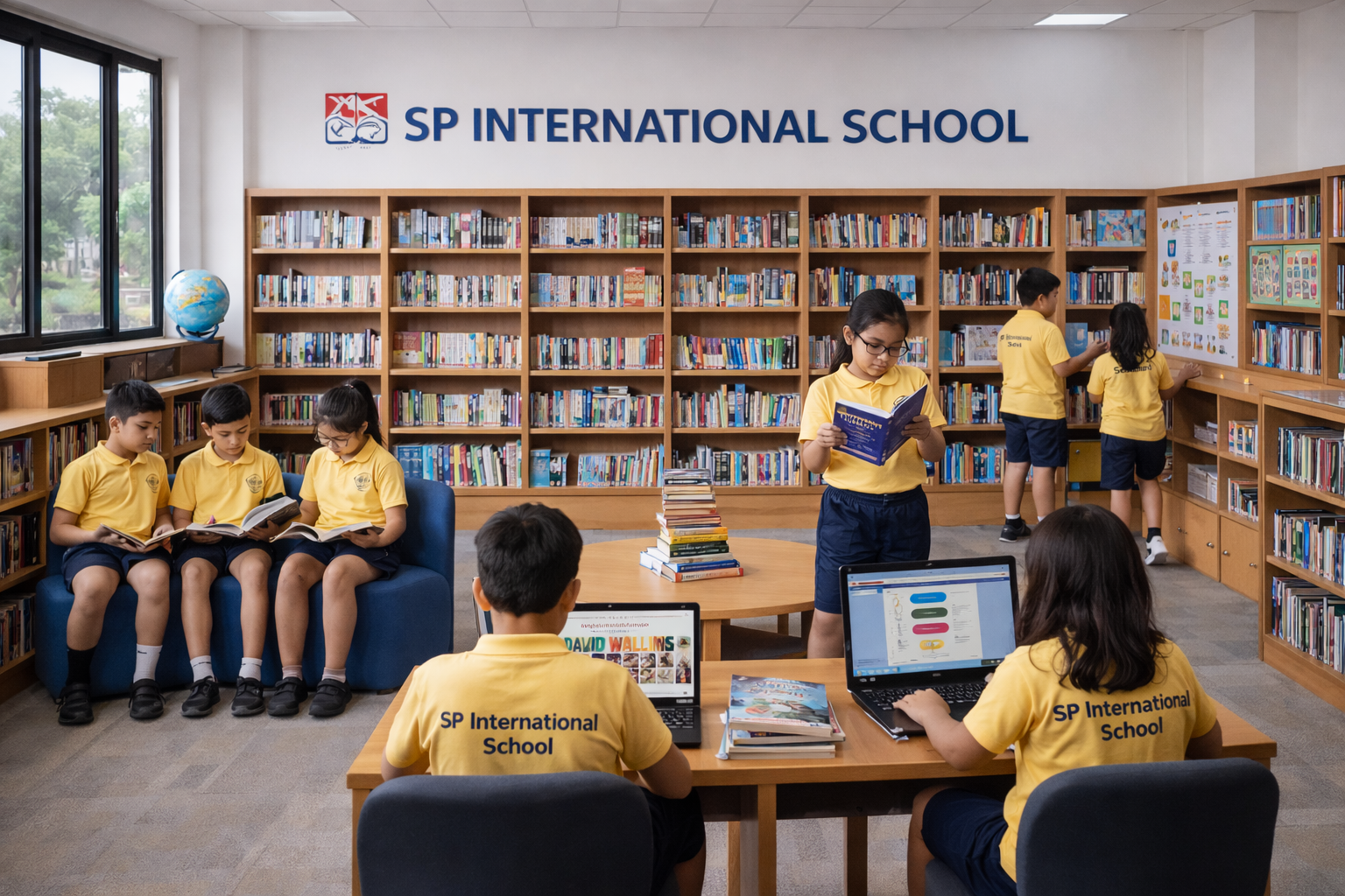 Library at SP International School